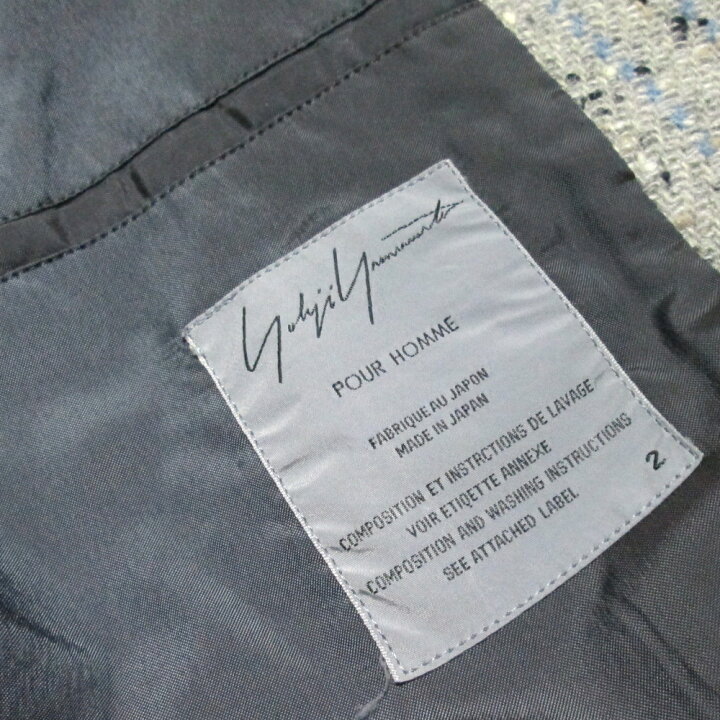 楽天市場】美品 Yohji Yamamoto POUR HOMME ヨウジヤマモト プールオム 