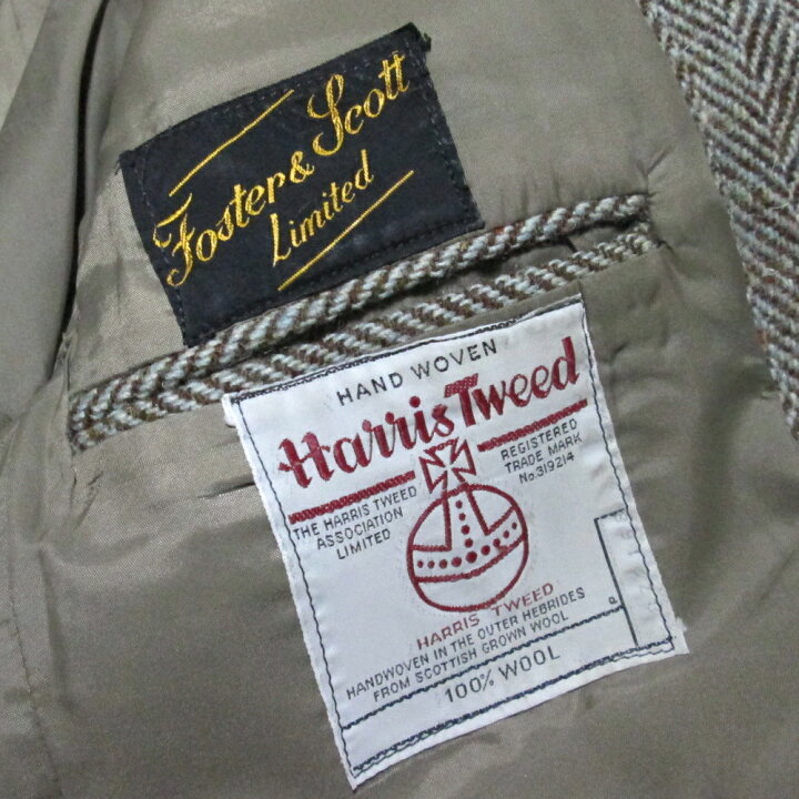 楽天市場】Vintage Harris Tweed ヴィンテージ ハリスツイード 