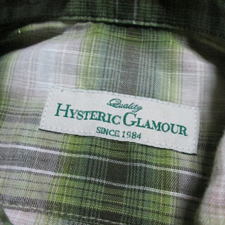 楽天市場】美品 HYSTERIC GLAMOUR ヒステリックグラマー タータン 