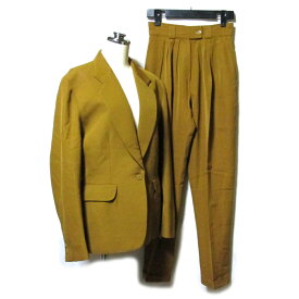 Vintage KENZO ヴィンテージ ケンゾー 「38」 セットアップパンツスーツ (カーキ ビンテージ 高田賢三 ギャバジン) 137115 【中古】