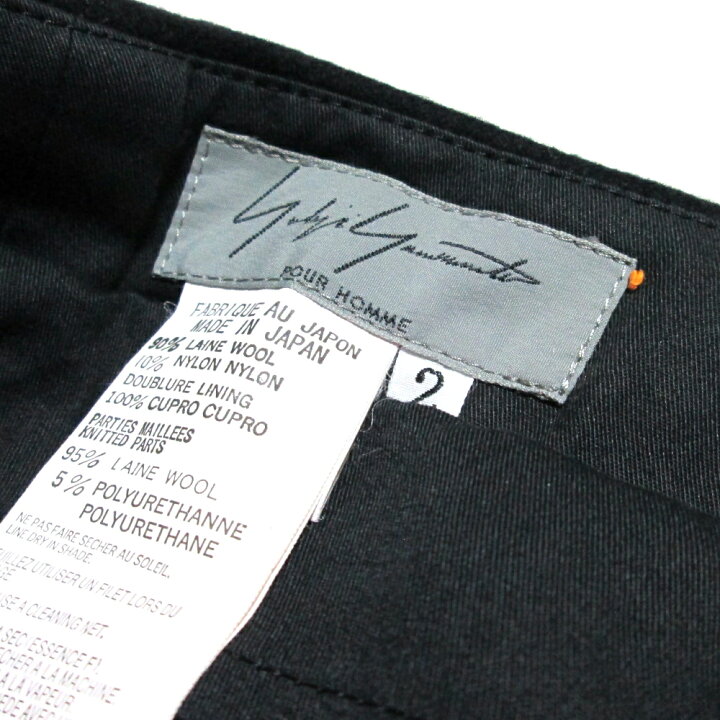 楽天市場】Yohji Yamamoto POUR HOMME ヨウジヤマモト プールオム 「2 