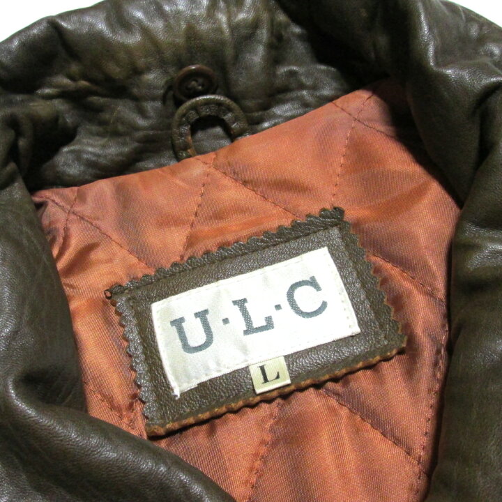 楽天市場】Vintage U.L.C ヴィンテージ リアルレザーシングル 