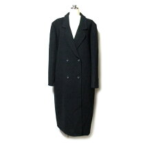 楽天市場】カシミヤ ロングコート ダブル 黒の通販