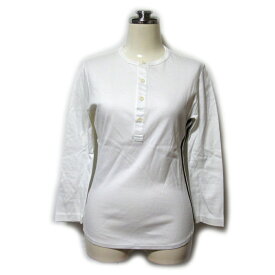 Y-3 ワイスリー 「XS」 スリーラインヘンリーネックTシャツ (Yohji Yamamoto ヨウジヤマモト Y's ワイズ オム adidas アディダス 山本耀司 白 長袖 ストレッチ) 138276 【中古】