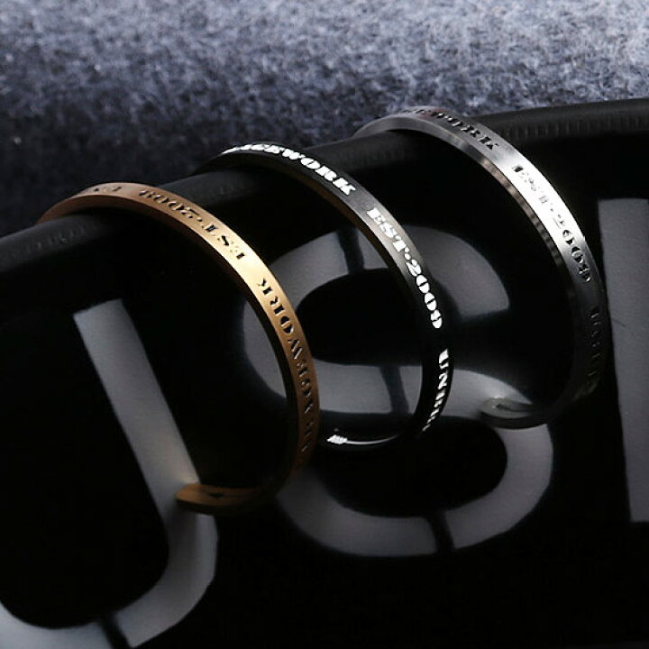 楽天市場 バングル メンズ ブレスレット メンズ ロゴ メッセージ 刻印 インポート 送料無料 男 春 夏 新作 アクセサリー 30代 40代 大人 レオン Leon スタイル お兄系 ストリート系 モード系ファッション ブラック 黒 シルバー 銀 ゴールド 金 クローズcrows Whiteorblack