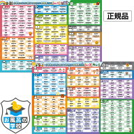 お風呂の学校 小学生向け英単語500選 お風呂ポスター 2枚セット ゲーム系ドットイラスト B3サイズ(横51.5…