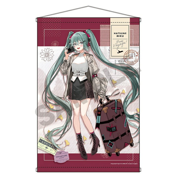 楽天市場】【予約商品4月下旬発送】初音ミク B2タペストリー＿レッド 