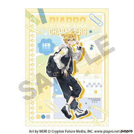 【予約商品3月下旬発売】ピアプロキャラクターズ　シングルクリアファイル＿鏡音レン/メガネスタイル