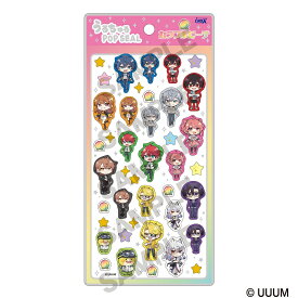【再販予約6月下旬より順次発送】カラフルピーチ　うるちゅるPOP SEAL＿ミニキャラ