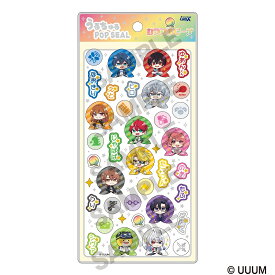 【再販予約6月下旬より順次発送】カラフルピーチ　うるちゅるPOP SEAL＿ミニキャラアップ