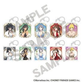 【予約商品7月上旬発送】シノビマスター 閃乱カグラ NEW LINK　トレーディングアクリルキーホルダー＿パーティドレス