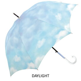 ★期間限定特別セール★傘 晴雨兼用傘 レディース 長傘 ジャンプ傘 グラデーション 雲 晴雨兼用 UVカット 紫外線対策 日焼け防止 おすすめ 人気 プレゼント クラックス