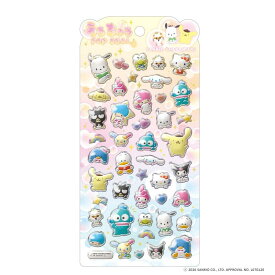 クラックス　シール　ステッカー　うるちゅるポップシール　ウルチュル　キャラクター　サンリオキャラクターズ　エンジェルブルー　パペットスンスン　おすすめ　かわいい