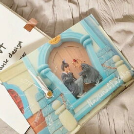 【LINEで簡単に写真を送れる】アクリル製オーダーメイド時計フォトクロック(横向)世界に一つの写真入りギフト プレゼント 誕生日 記念日 結婚 祝い