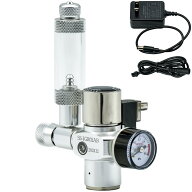 クリスタルアクア CO2レギュレーターSS-1GR02AB：低流量スピコン・電磁弁一体型　減圧可変式 0-0.4MPa　…