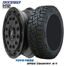 新品 【正規品】 2021年製 トーヨータイヤ OPEN COUNTRY R/T オープンカントリー R/T 165/65R15 タイヤ アルミホイールセット 4本 MID ナイトロパワー H12 ショットガン バレルブラック 1550+45 4/100 15インチ 5J +45 ホール数：4 PCD：100