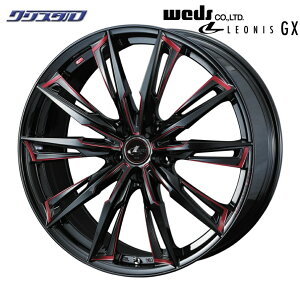 Vi WEDS IjXGX 1660+42 4/100 16C` 6J +42 z[:4 PCD:100 BK/SC[RED] 0039341 -4{- EFbY LEONIS GX