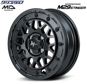 ʌ MID iCgp[ M29 XeBK[ 15C` 5J +48 z[:4 PCD:100 oubN 4{ZbgNITRO POWER M29 STINGER 1550+48 4/100