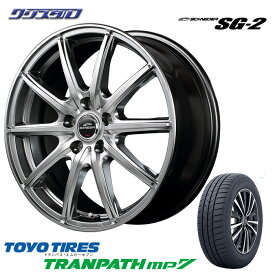 新品 205/60R16 2022年製 TOYO TIRES トーヨータイヤ TRANPATH mp7 トランパスmp7 4本 タイヤ アルミホイールセット MID SCHNEIDER SG-2 シュナイダーSG2 1665+38 5/114 16インチ 6.5J +38 ホール数：5 PCD：114