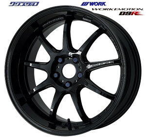 [ Vi WORK EMOTION [NG[V D9R 1895+30 5/114 18C` 9.5J +30 z[:5 PCD:114ubN(BLK) 2{Zbg