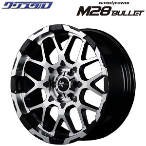 MID iCgp[ M28obg 16C` 6.5J +38 z[:6 PCD:139.7 ubN/~[Jbg 4{ȏ㑗}JT[rX MID NITROPOWER M28 BULLET 1665+38 6/139.7