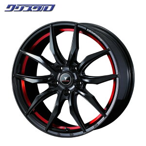 Vi WEDS m@X [OVF PIANO BLACK/RED LINE sAmubNbhC 1870+53 5/114.3 18C` 7.0J +53 z[F5 PCDF114.3 4{ȏ㑗 0040070 NOVARIS ROHGUE VF EFbY moX