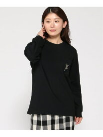 Cling Hippie Long sleeve T shirt CRYSTAL BALL クリスタルボール トップス カットソー・Tシャツ ホワイト ベージュ ブラック【送料無料】[Rakuten Fashion]