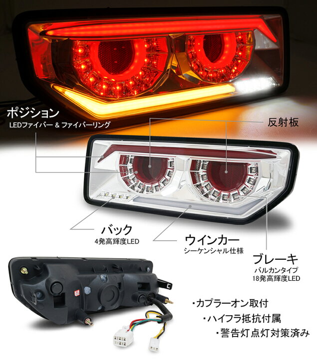 楽天市場】JB64 ジムニー JB74 シエラ バルカンファイバーLEDテール  