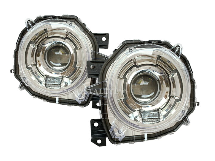 楽天市場 Jb64w ジムニー Jb74w シエラ 純正タイプledヘッドライト ハロゲンヘッドライト車からグレードアップ可能 クリスタルアイ楽天市場店