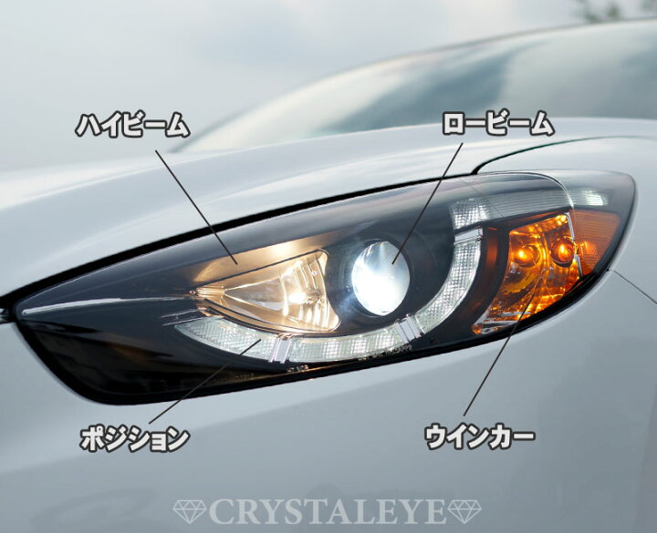 楽天市場】CX-5 KE系前期用 後期ルックLEDポジション内蔵 