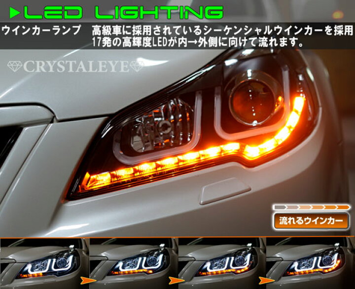 楽天市場】BM BR レガシィ ツーリングワゴン B4 ファイバー LED 流れる 