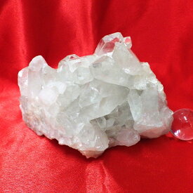【スタンダードクラス】水晶原石クラスター 大型サイズ（重さ959g 高さ約8.2cm 横幅約13.2cm 奥行約11.5cm ブラジル産）【台座なし】完全天然石 写真現品販売