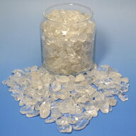 【人工加工をしていない完全天然のブラジル産本水晶】中粒サイズ さざれ水晶（水晶工房レギュラー・5〜30…