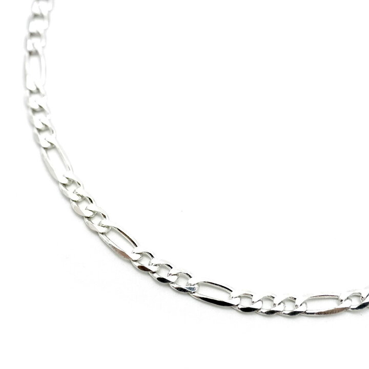 楽天市場】楽天が発送 ma イタリア製 シルバー925 フィガロチェーン  