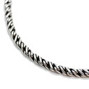 シルバー925 ロープ チェーン ネックレス メンズ ko [幅3mm 長さ45cm50cm55cm60cm70cm] (燻し加工 シルバーアクセサリ…