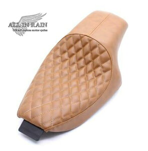 ALL-IN-RAIN �����i���� Diamond Stitched �p�b�Z���W���[�V�[�g �u���E�� for Harley XL883/XL1200/Iron/sportsstars 2004�`2016