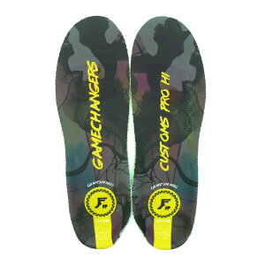 ���Ђ̏Ռ��z�� FOOTPRINT INSOLE �t�b�g�v�����g �C���\�[�� GAME CHANGERS PRO HI BLACK CAMO/YELLOW �X�P�[�g�{�[�h �X�P�{�[