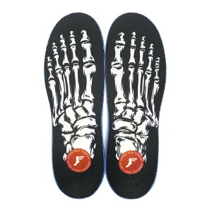 ���Ђ̏Ռ��z�� FOOTPRINT INSOLE �t�b�g�v�����g �C���\�[�� KINGFOAM ORTHOTICS FLUID X 2 SKELETON BLACK �X�P�[�g�{�[�h �X�P�{�[