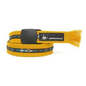 KAONKA BELT �J�I���J �x���g ORTEGA TAPE OUTDOOR NYLON MUSTARD �X�P�[�g�{�[�h �X�P�{�[