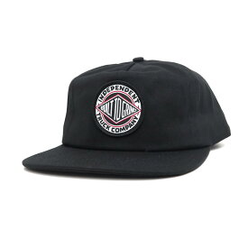 INDEPENDENT CAP インディペンデント キャップ BTG SUMMIT SNAPBACK BLACK スケートボード スケボー