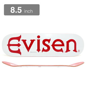 EVISEN DECK GrZ fbL TEAM EVI-LOGO WHITE 8.5 XP[g{[h XP{[