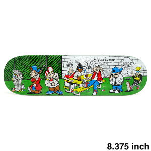 POLAR DECK �|�[���[ �f�b�L EMILE LAURENT HIGH SCHOOL GREEN STAIN 8.375 �X�P�[�g�{�[�h �X�P�{�[