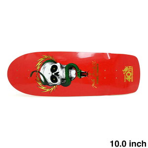 POWELL PERALTA DECK �p�E�G���y�����^ �f�b�L MIKE MCGILL MCTWIST SKULL & SNAKE RED/GOLD FOIL 40TH ANNIVERSARY REISSUE 10.0 WHEEL WELLS �X�P�[�g�{�[�h �X�P�{�[