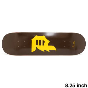 PRIMITIVE DECK v~eBu fbL TEAM DIRTY P CORE BROWN/PADRES YELLOW 8.25 XP[g{[h XP{[