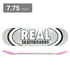 REAL DECK リアル デッキ TEAM CLASSIC OVAL SILVER 7.75 スケートボード スケボー