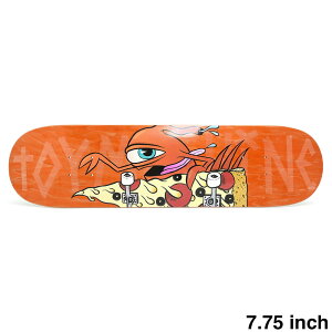 TOY MACHINE DECK gC}V[ fbL TEAM PIZZA SECT ORANGE STAIN 7.75 XP[g{[h XP{[