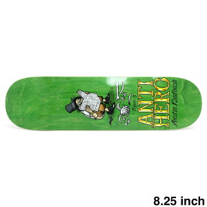 ANTIHERO DECK �A���`�q�[���[ �f�b�L AUSTIN KANFOUSH EAT THE RICH GREEN STAIN 8.25 �X�P�[�g�{�[�h �X�P�{�[