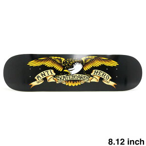 ANTIHERO DECK �A���`�q�[���[ �f�b�L TEAM CLASSIC EAGLE 8.12 �X�P�[�g�{�[�h �X�P�{�[