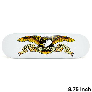 ANTIHERO DECK �A���`�q�[���[ �f�b�L TEAM CLASSIC EAGLE 8.75 �X�P�[�g�{�[�h �X�P�{�[