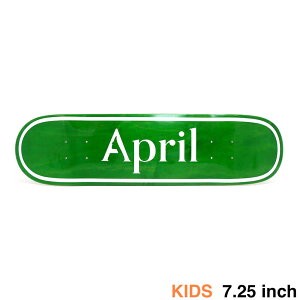 APRIL DECK GCv fbLiqpj TEAM OG LOGO GREEN INVERT MINI 7.25 XP[g{[h XP{[